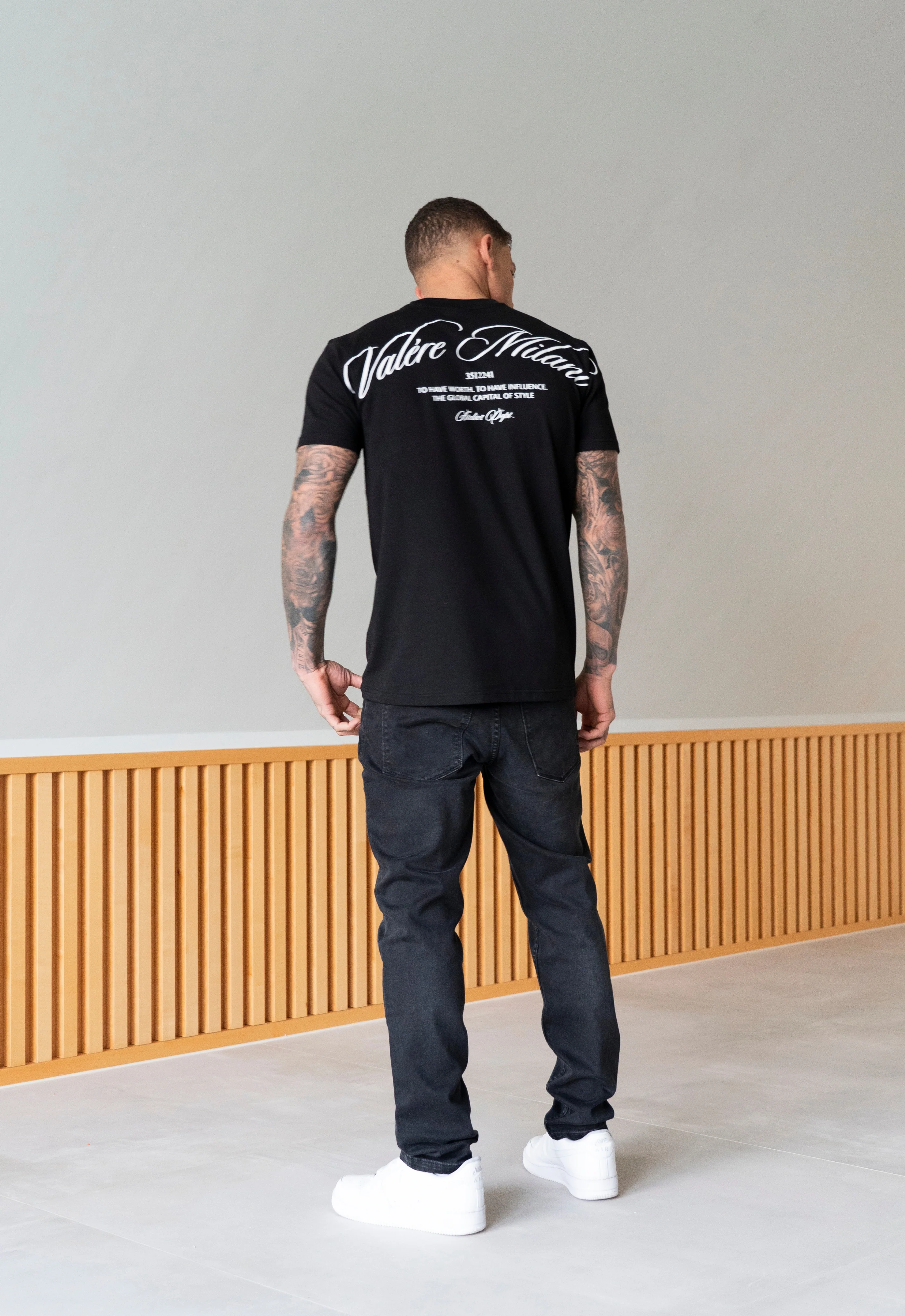 Avic Black T-Shirt - Image 3