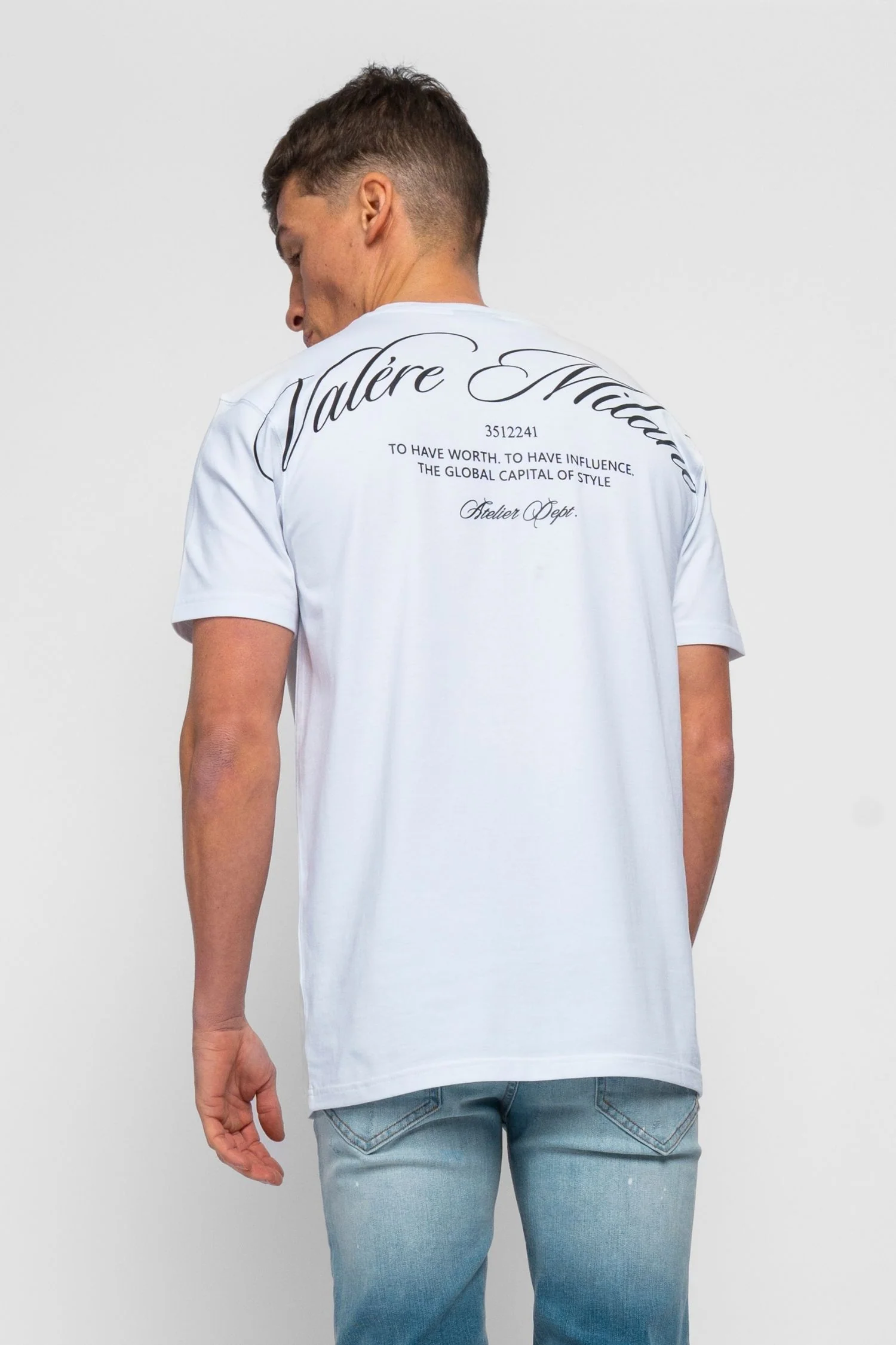 Avic White T-Shirt - Image 6