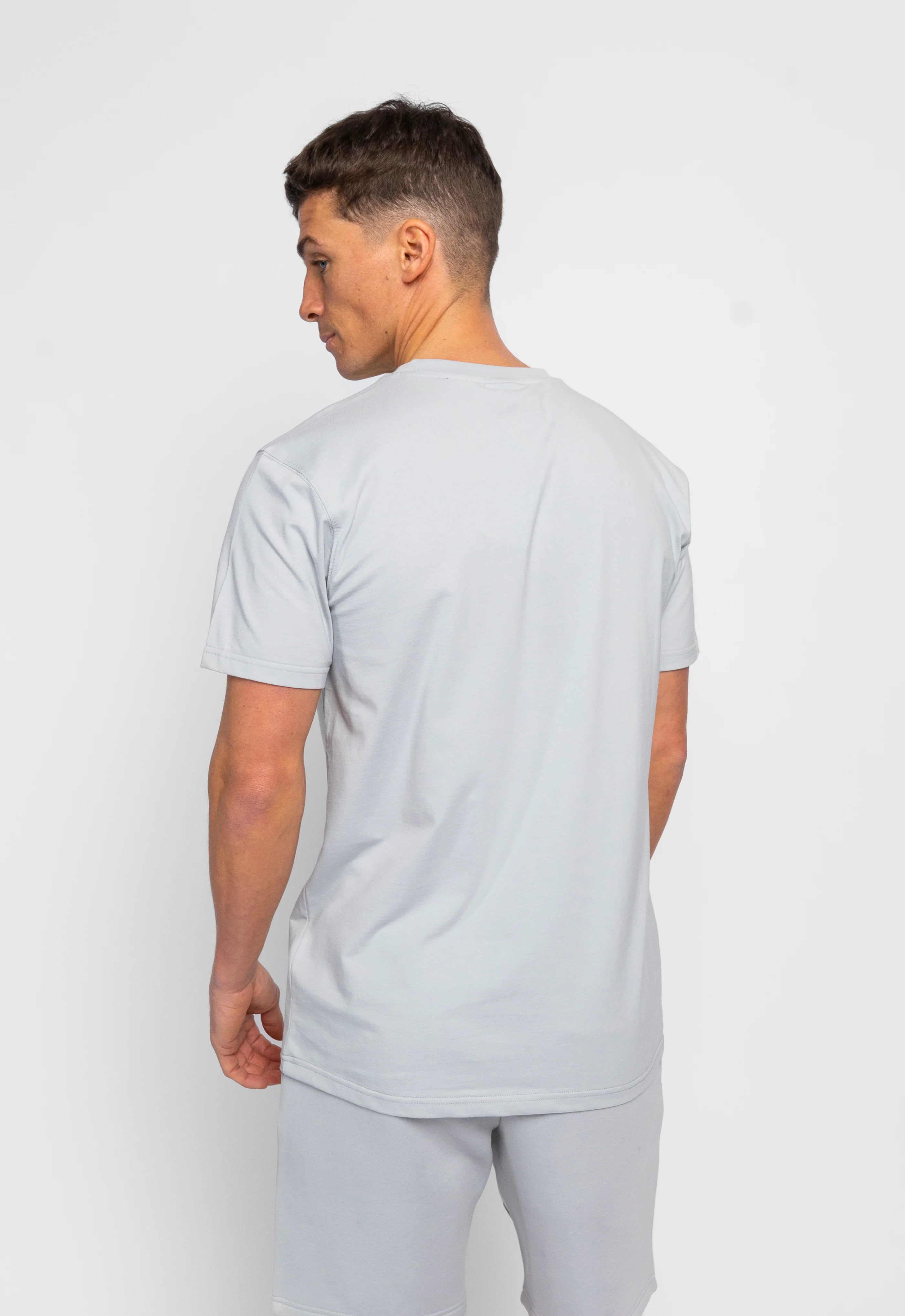 Devaro Grey Essentials Set (T-Shirt, Short & Sweatshirt) - Image 6