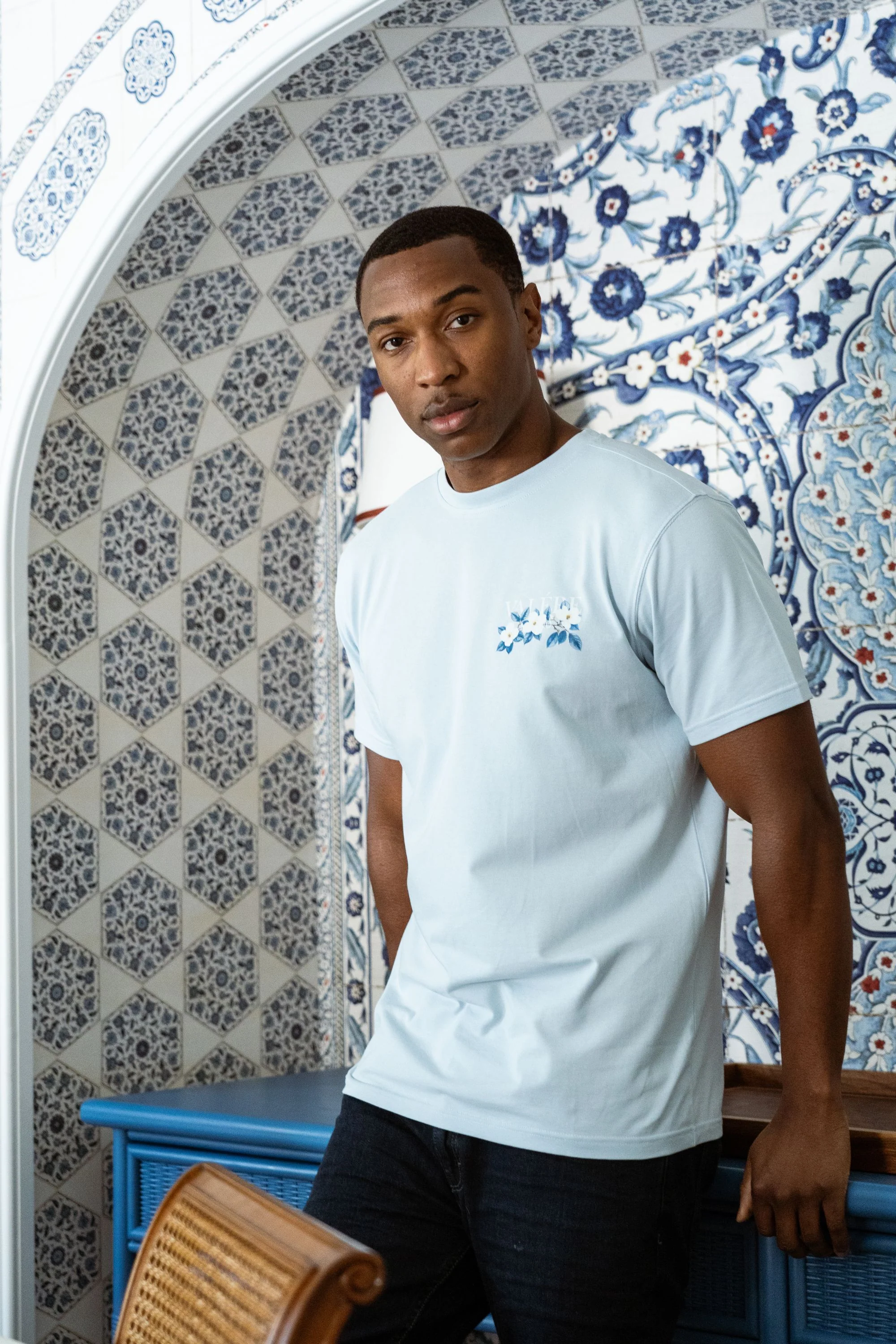 Fusine Blue T-Shirt - Image 3