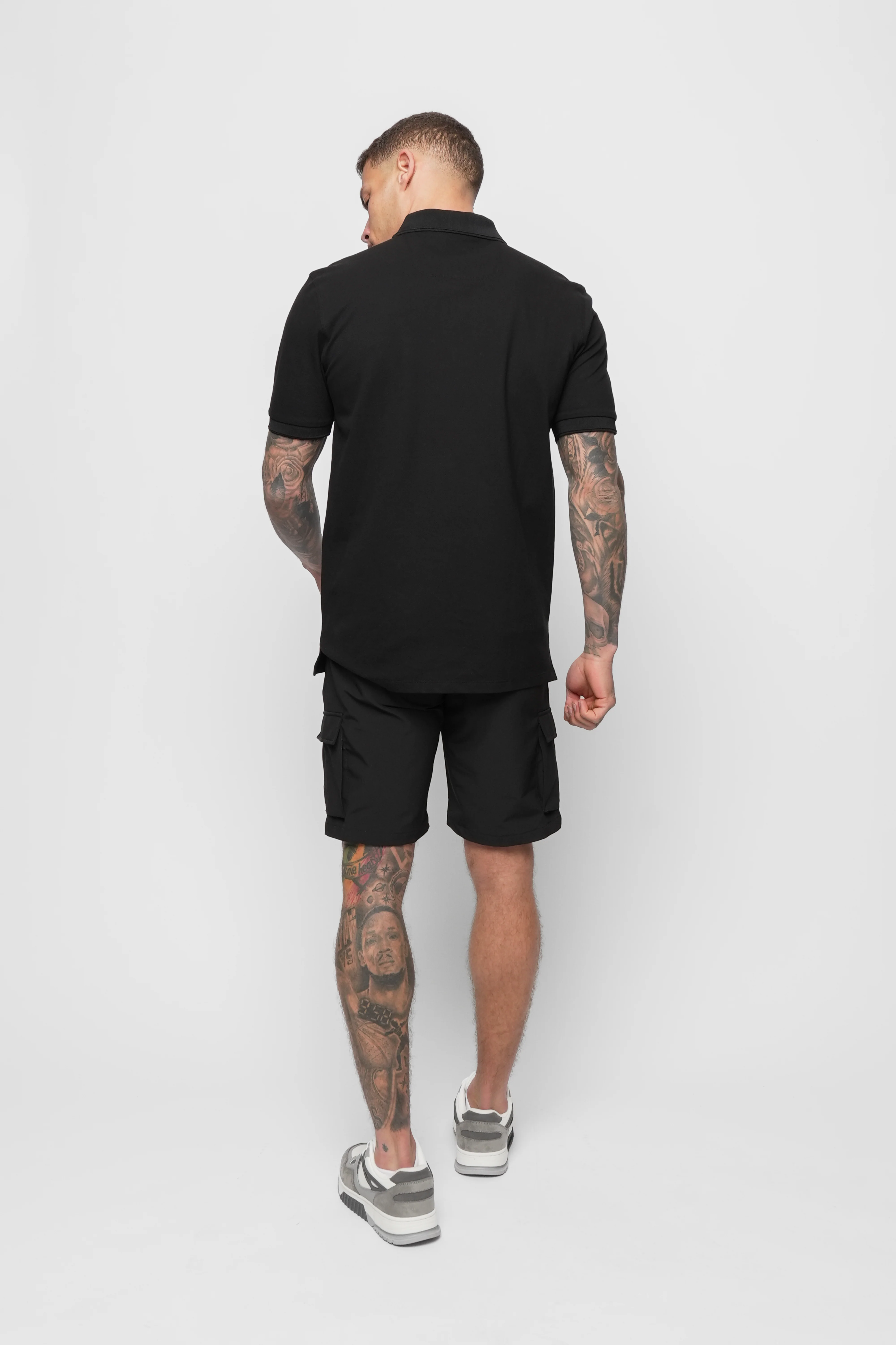 Luxe Premium Black Cargo Short - Image 6