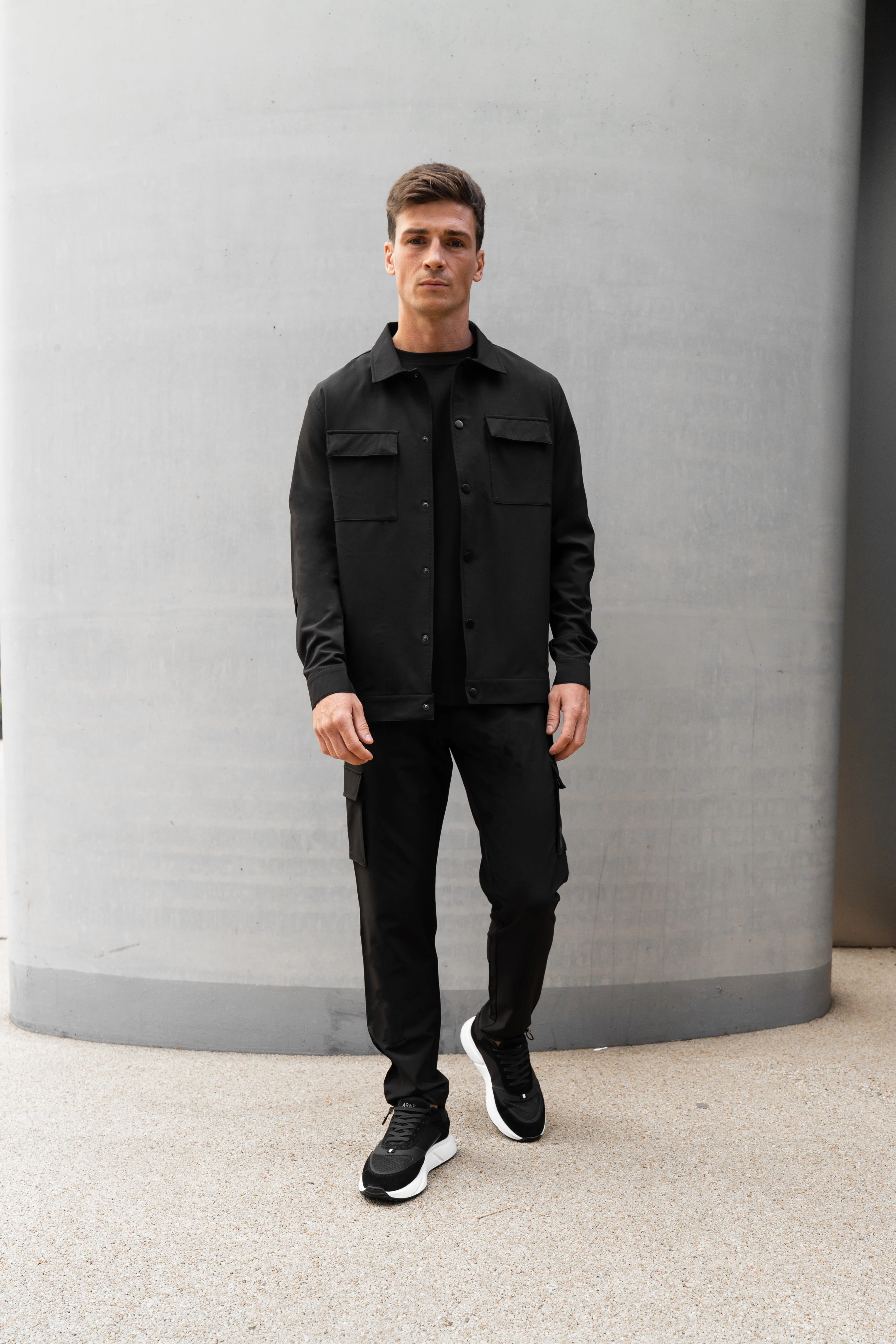 Luxe Premium Black Overshirt - Image 3
