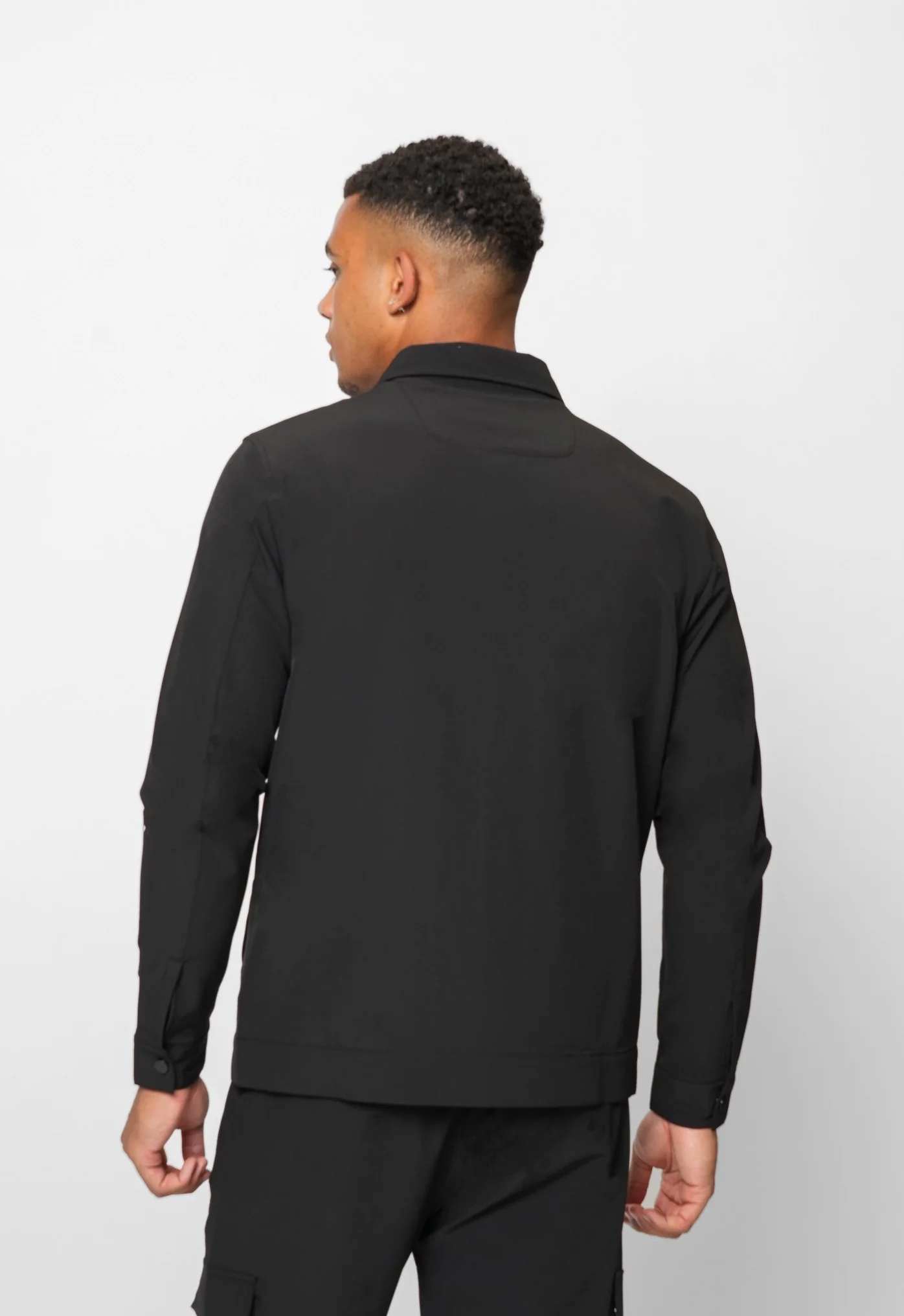 Luxe Premium Black Overshirt - Image 5