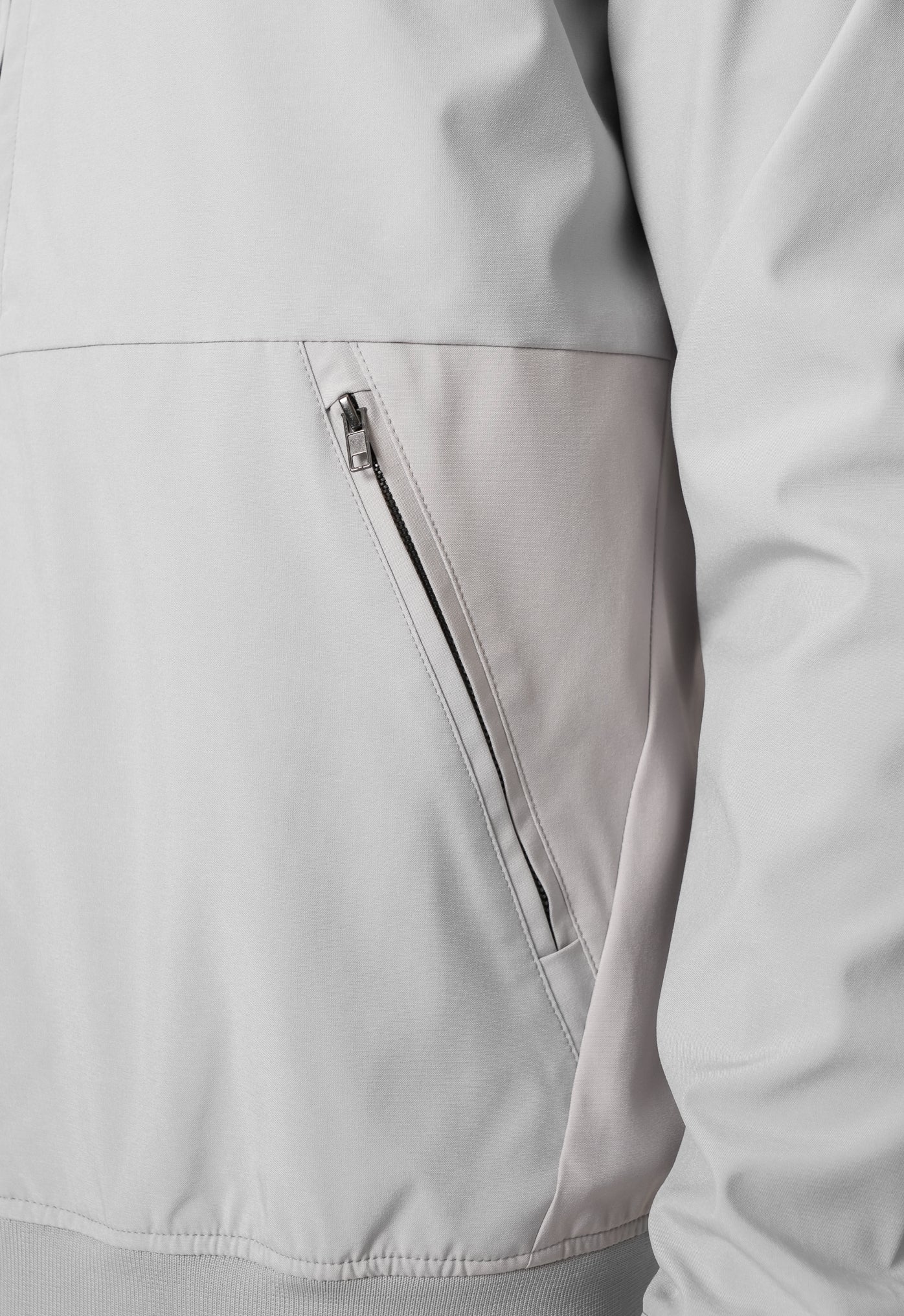 Luxe Premium Grey Bomber Jacket - Image 6