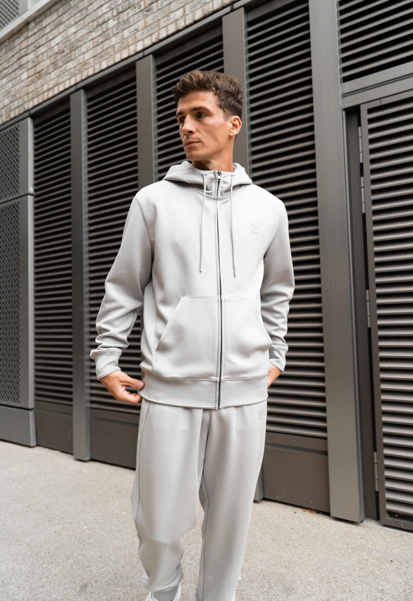 Luxe Premium Grey Hoodie - Image 3
