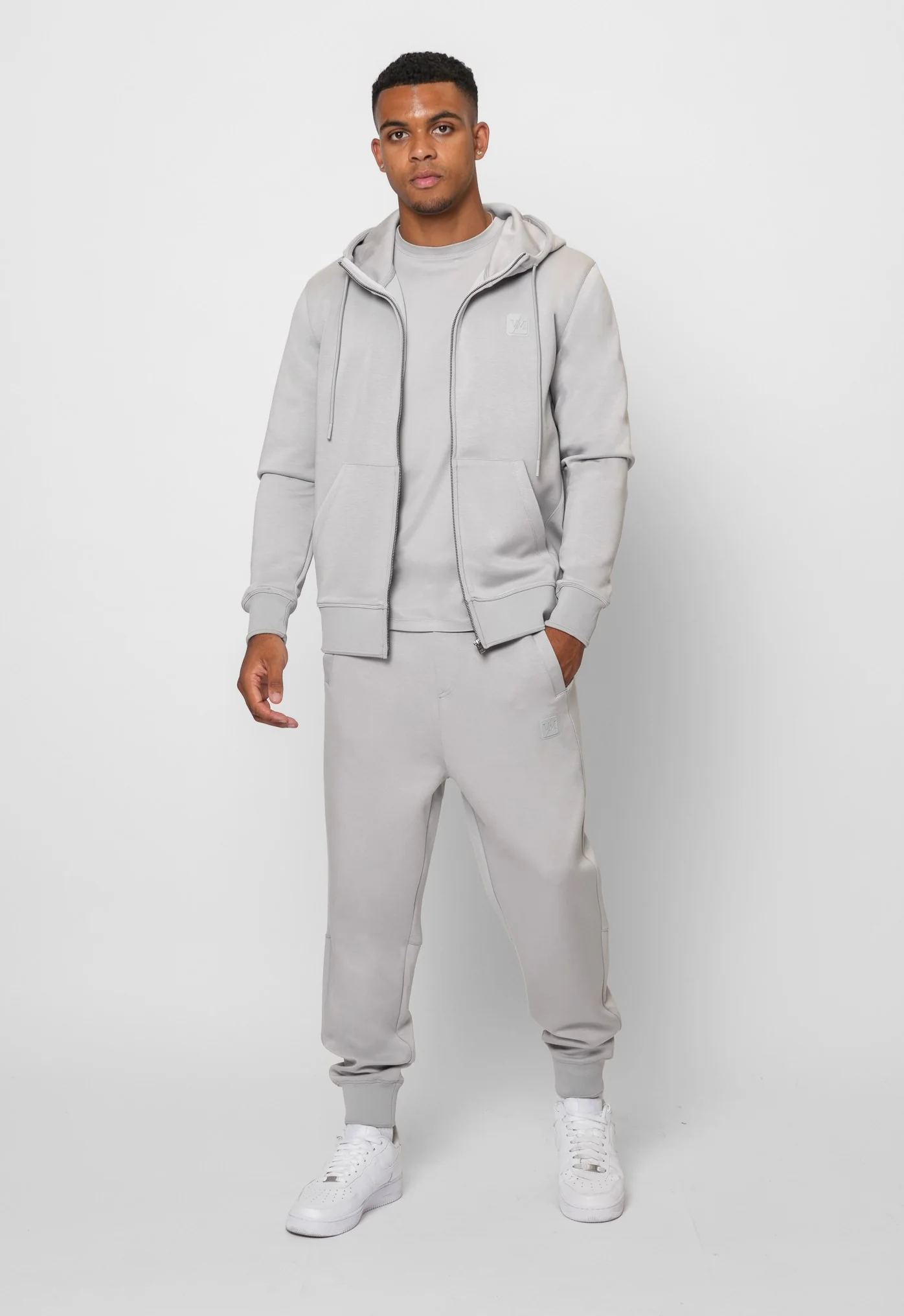 Luxe Premium Grey Hoodie - Image 4