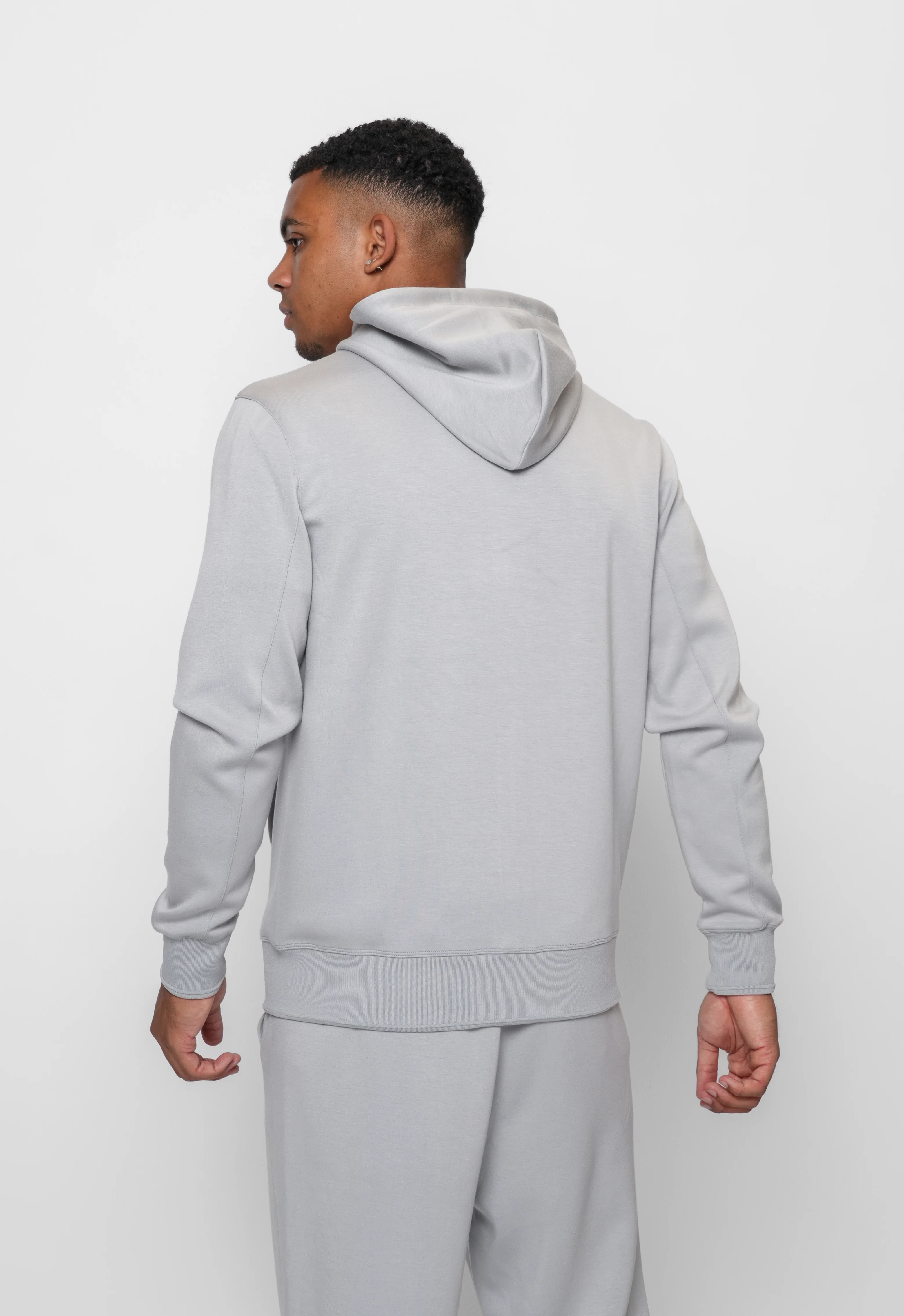 Luxe Premium Grey Hoodie - Image 5