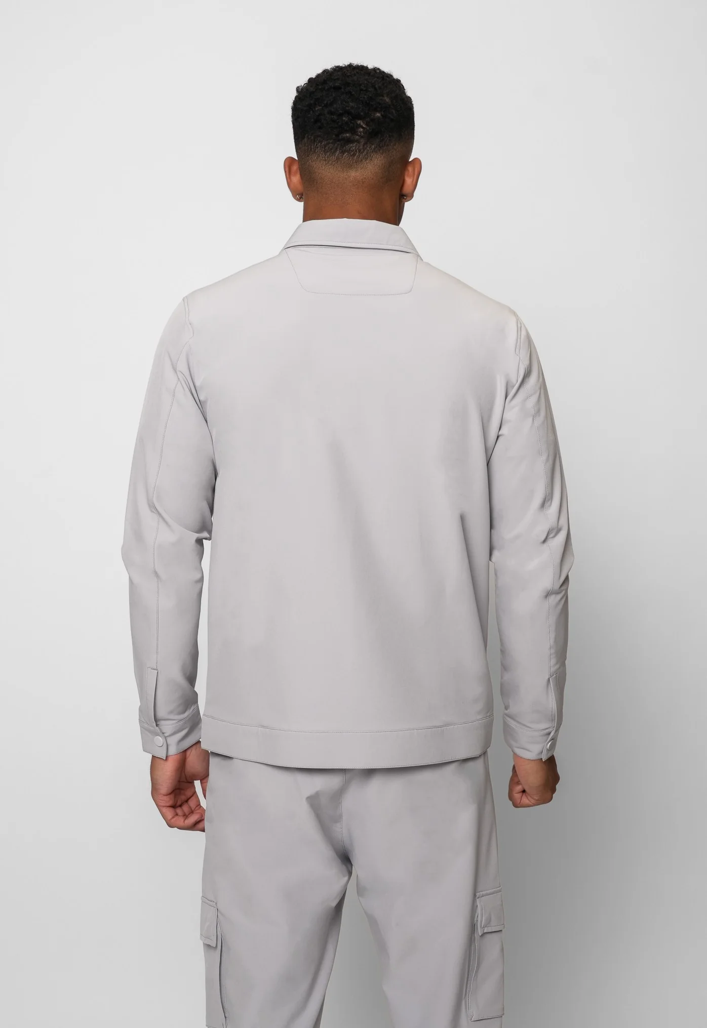 Luxe Premium Grey Overshirt - Image 5