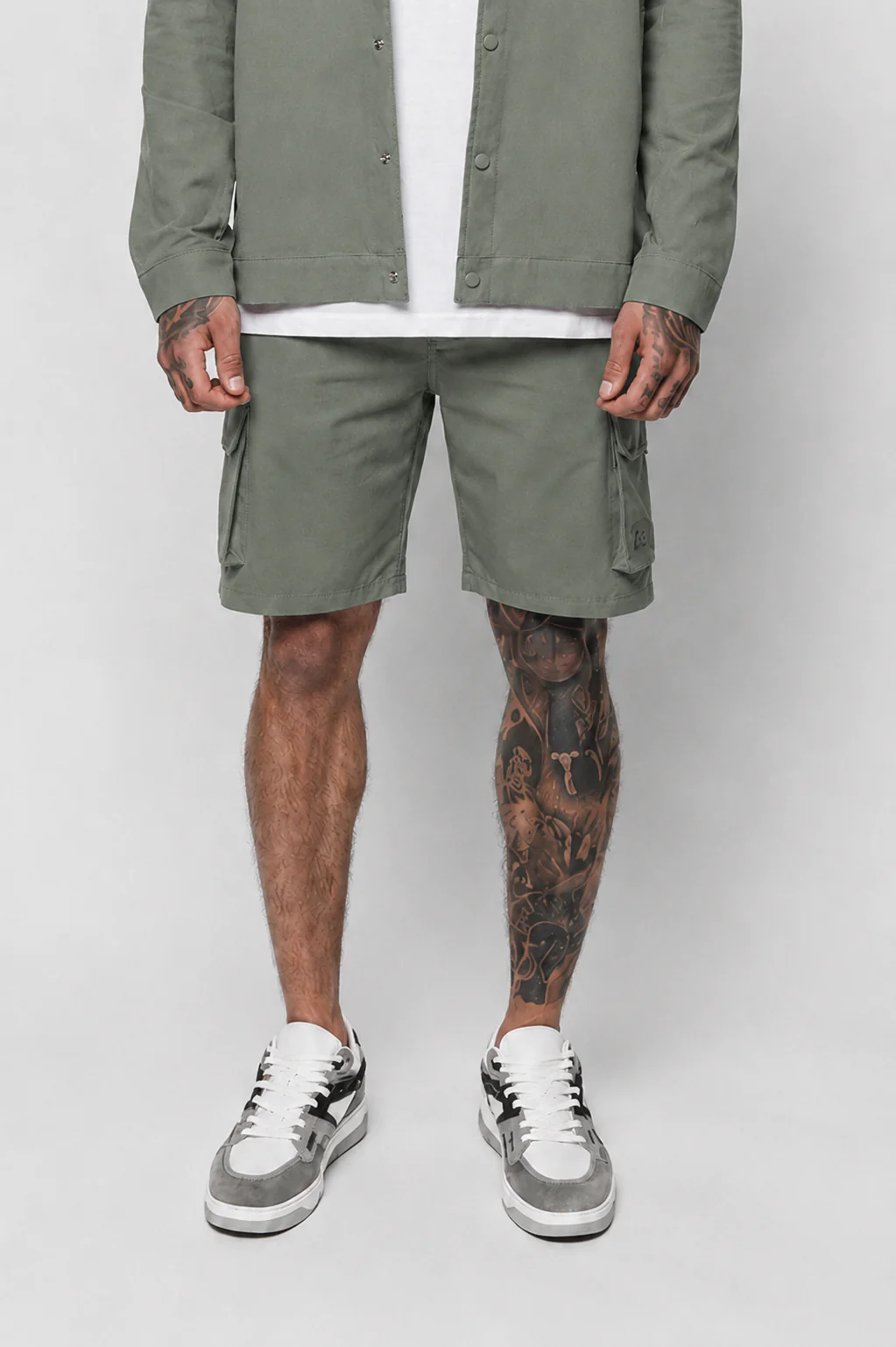 Luxe Premium Khaki Cargo Short