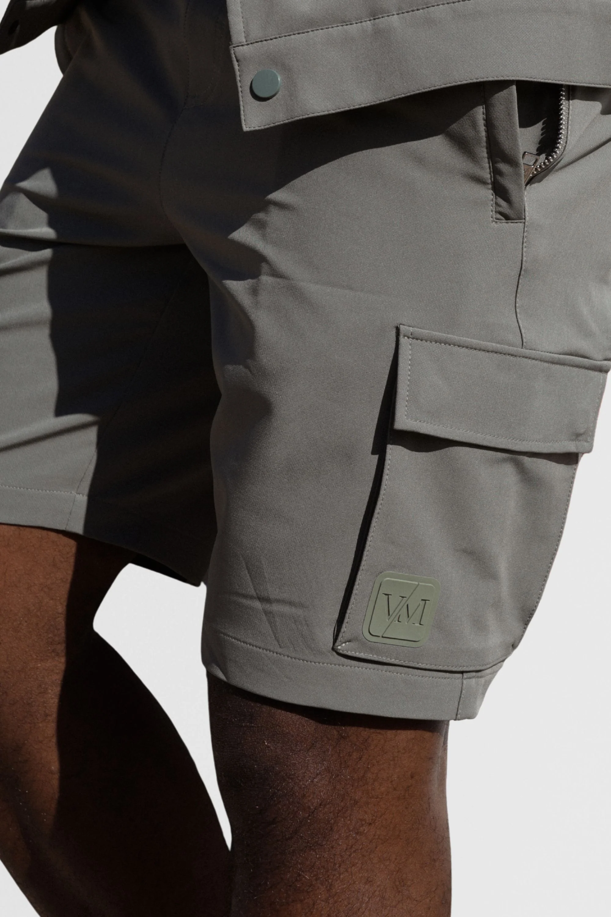 Luxe Premium Khaki Cargo Short - Image 5