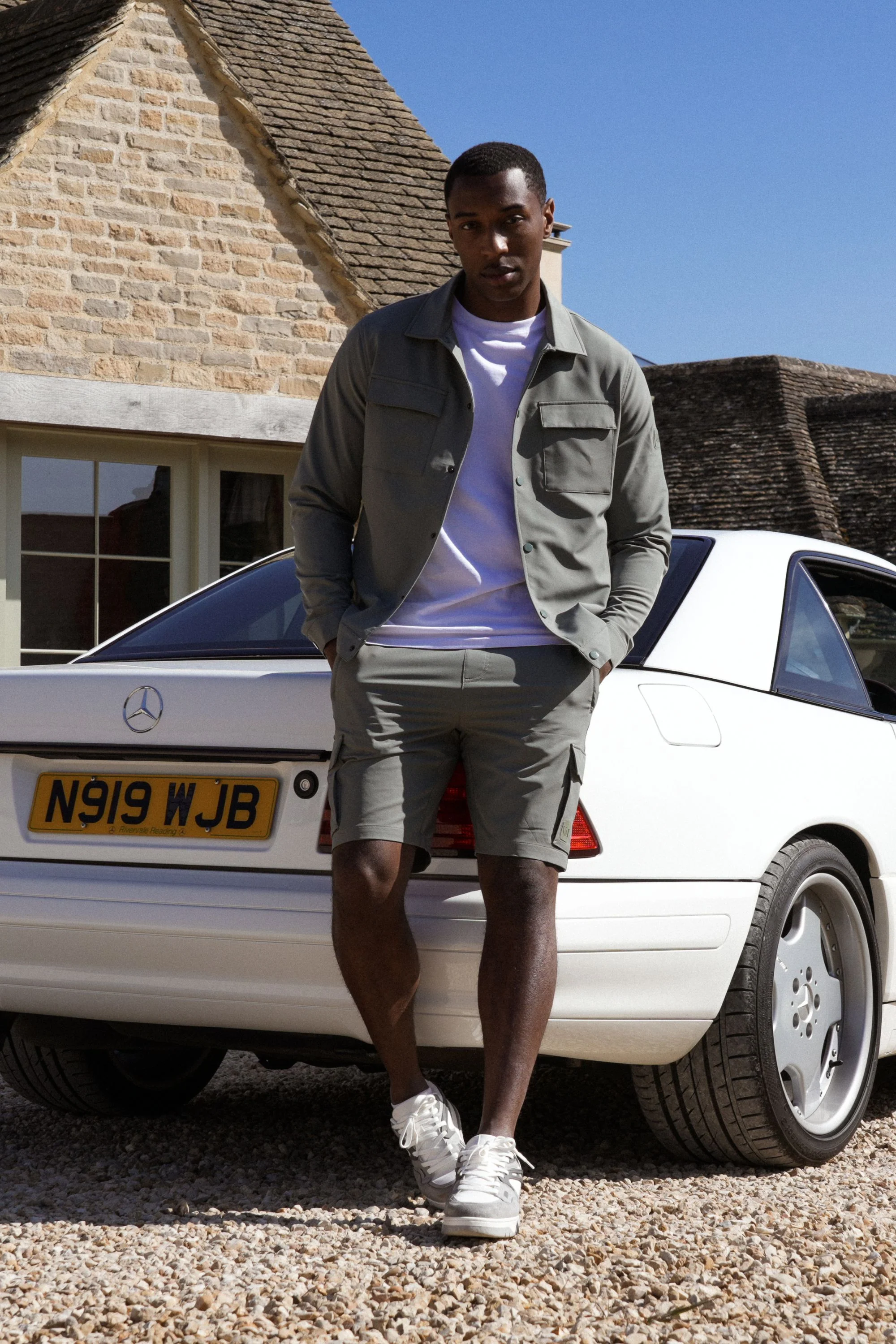 Luxe Premium Khaki Overshirt - Image 3