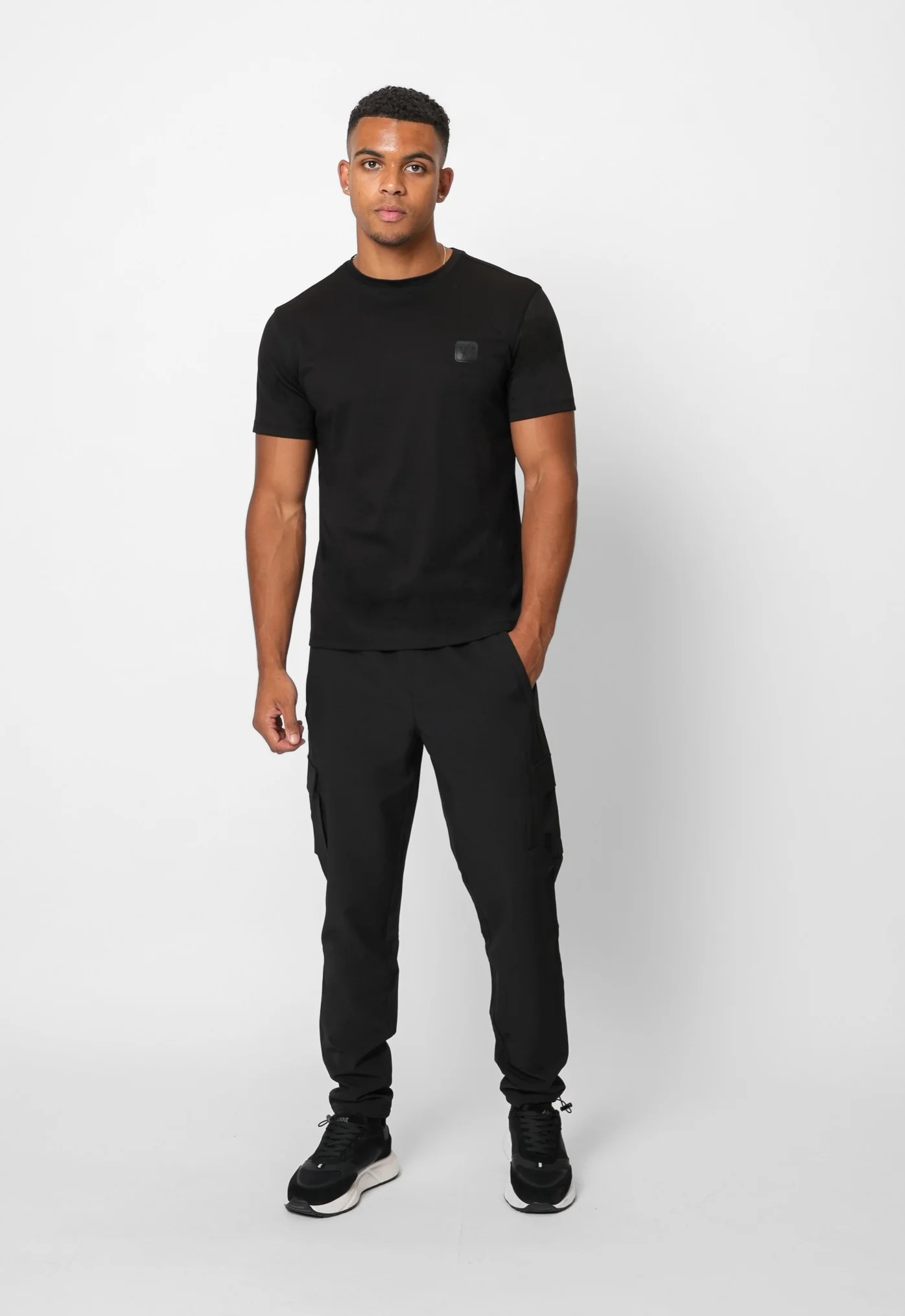 Luxe Premium Mercerised Black T-Shirt - Image 4