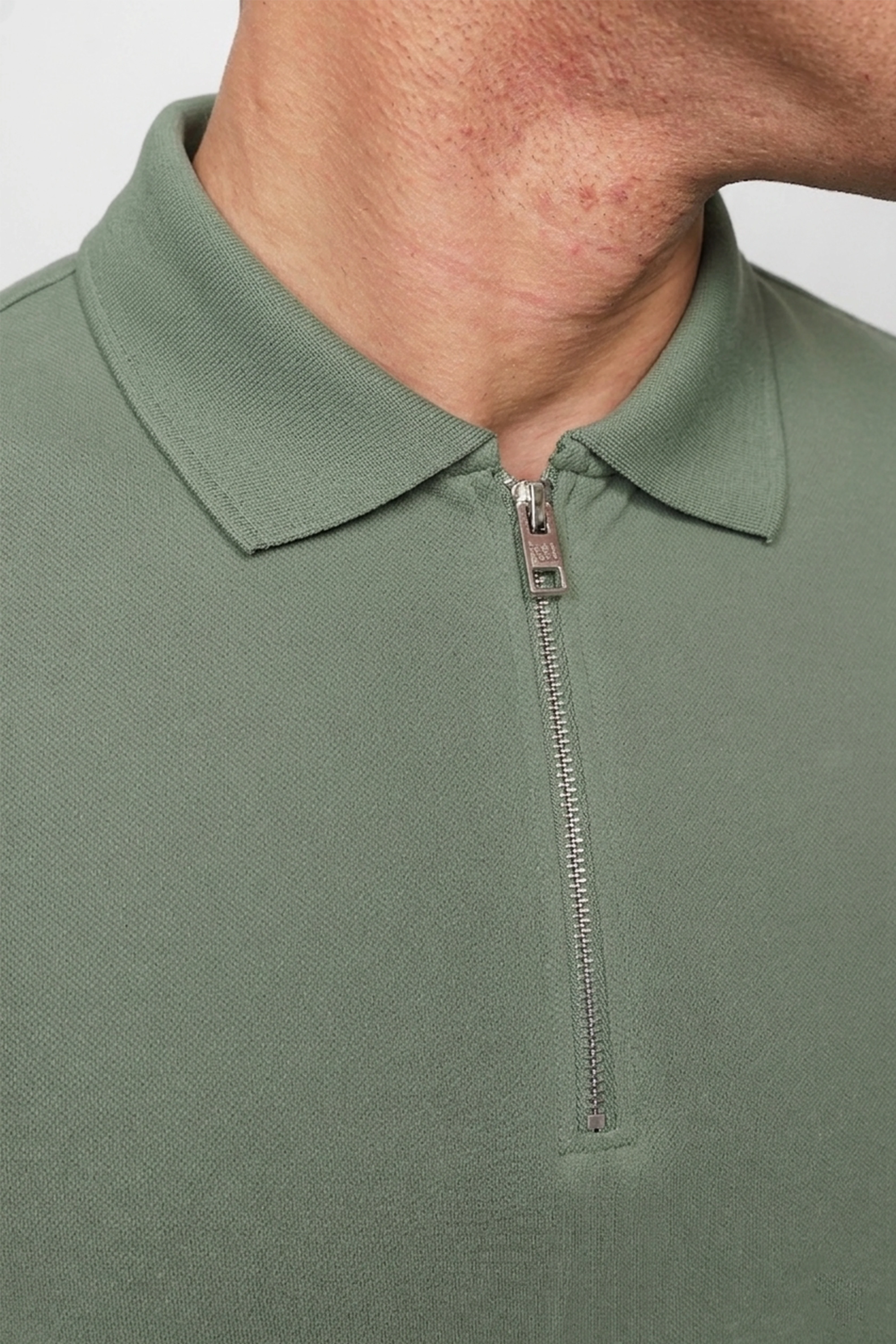 Luxe Premium Mercerised Khaki Polo - Image 4