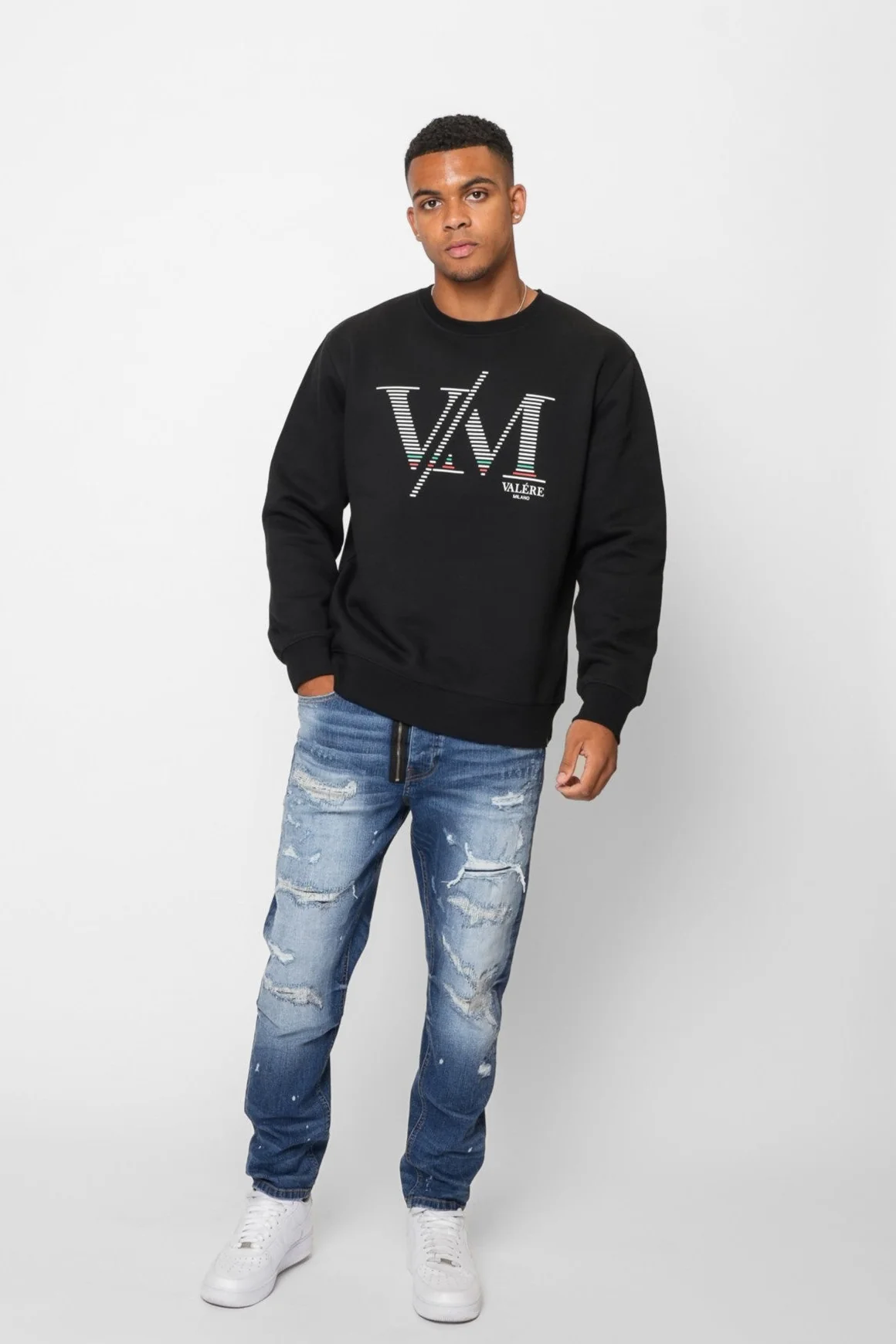 Monte Black Crew Sweatshirt - Image 4