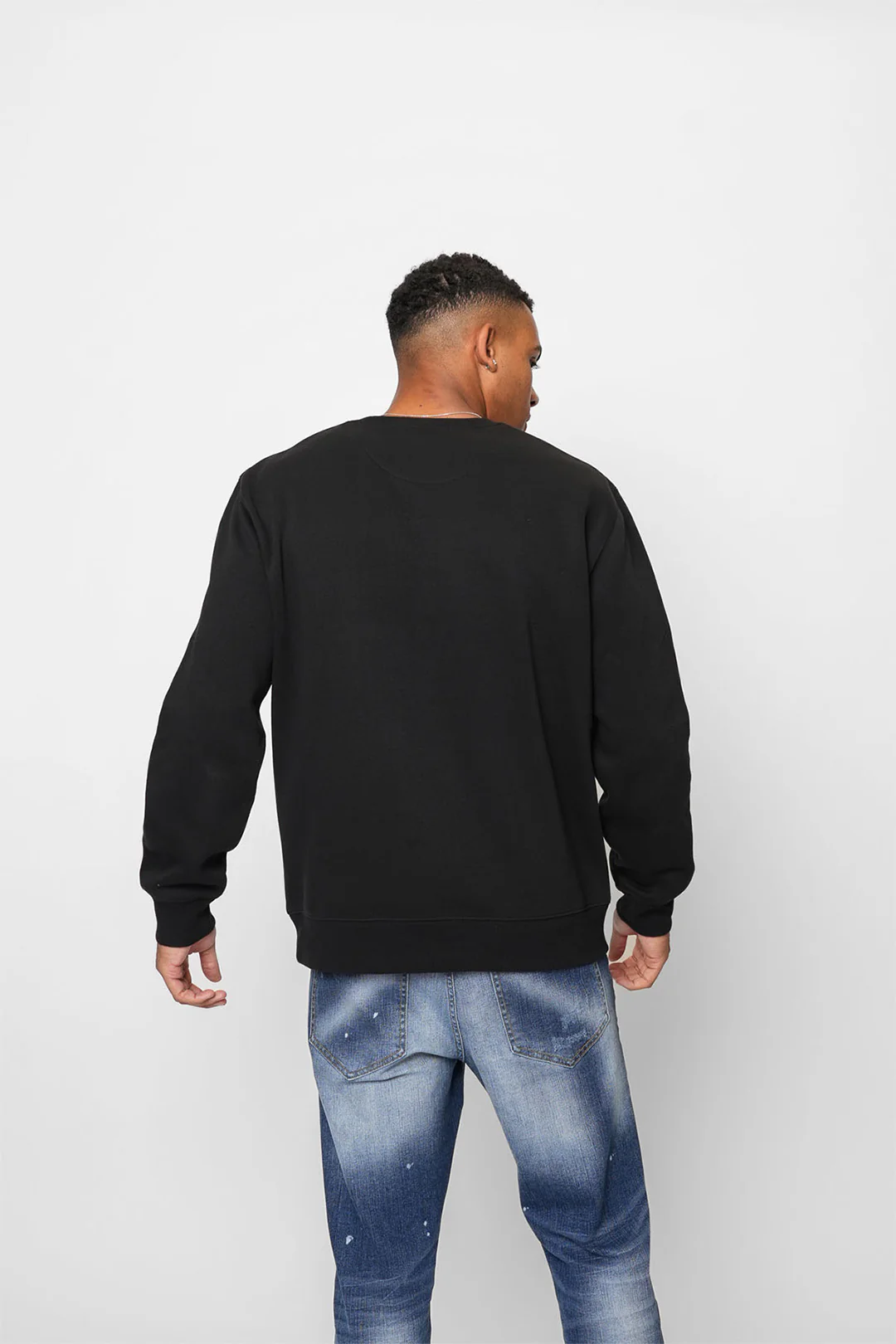 Monte Black Crew Sweatshirt - Image 5