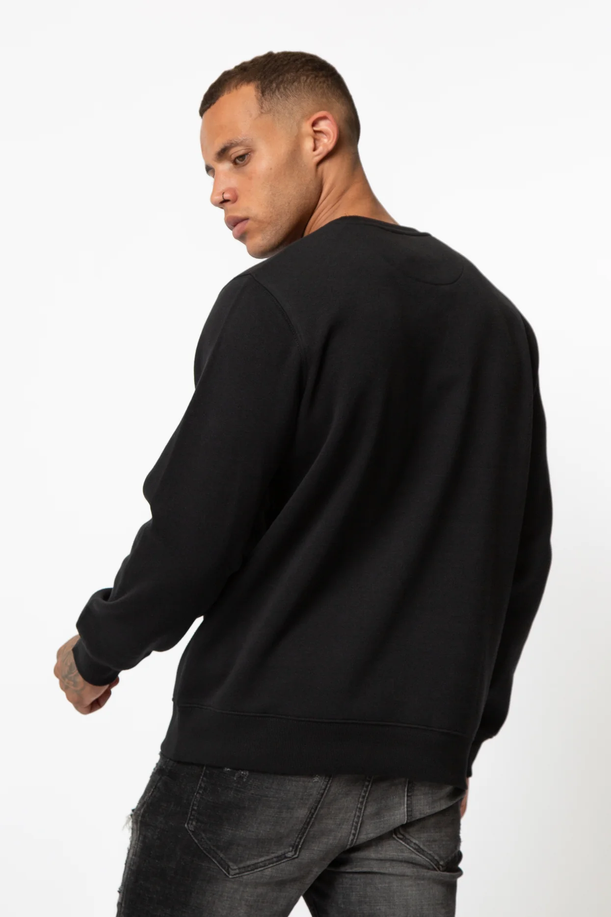 Nastro Black/Gold Sweatshirt - Image 3