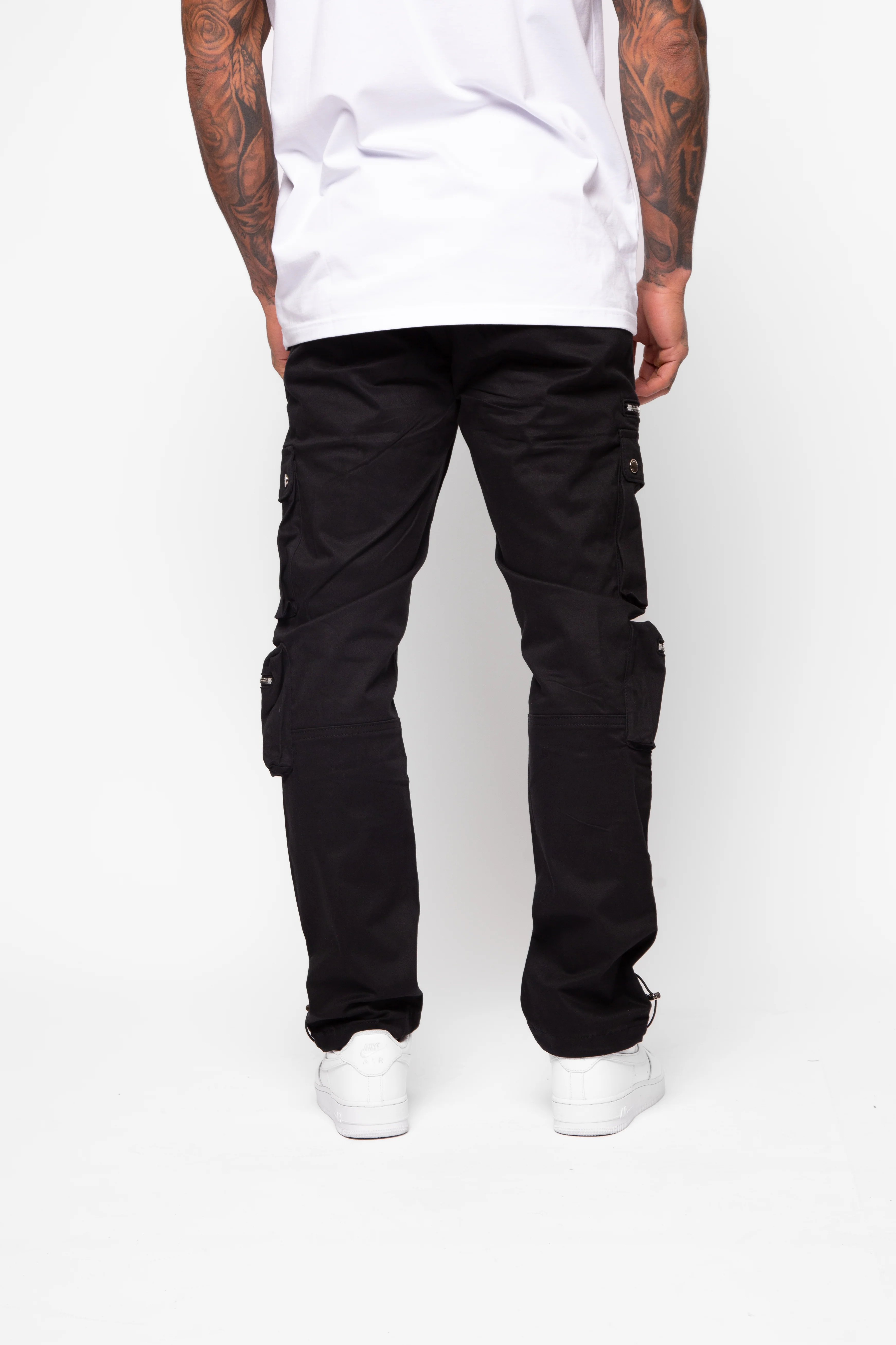 Pietro Black Cargo Short - Image 6