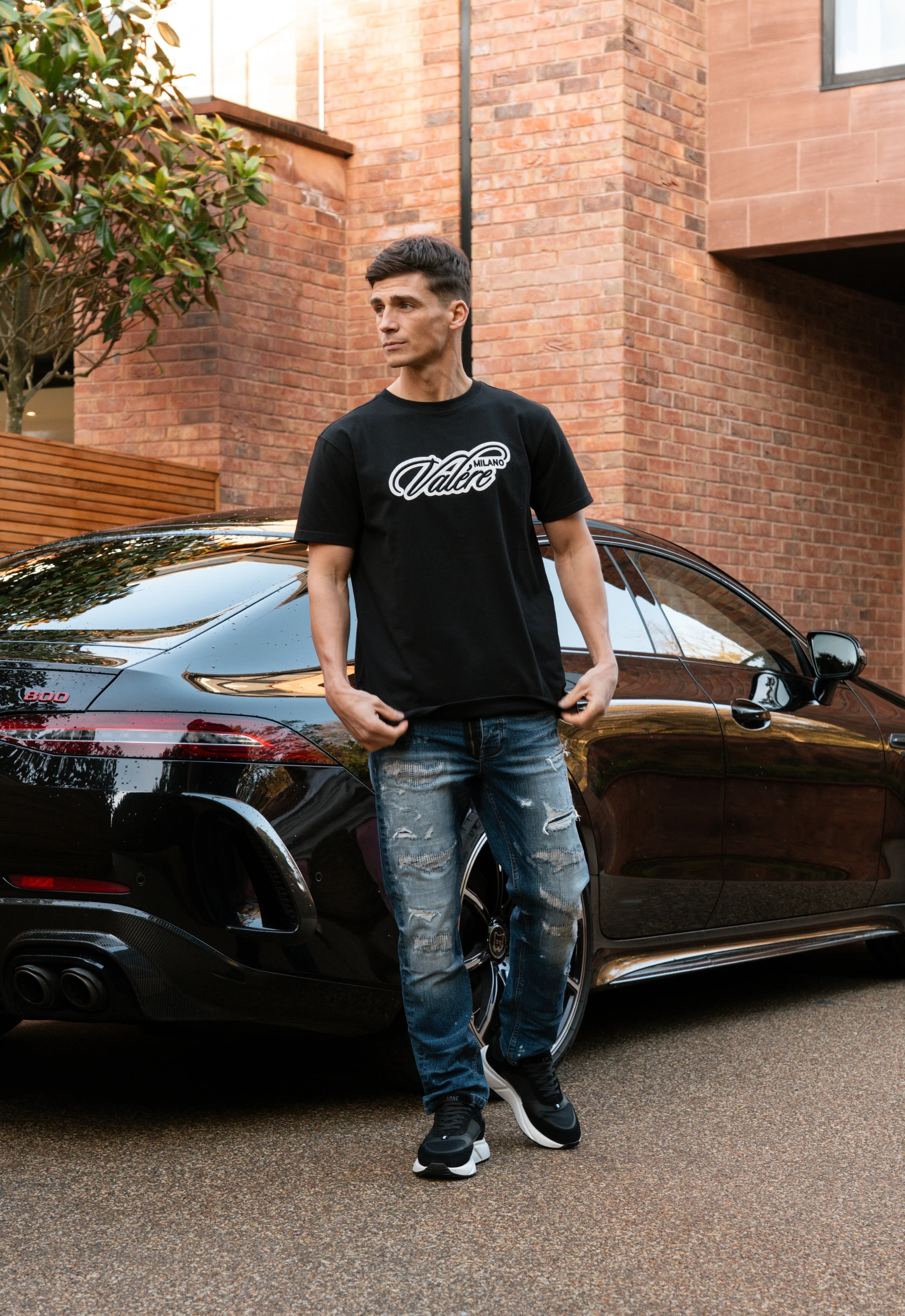 Valsesia Black T-Shirt - Image 3